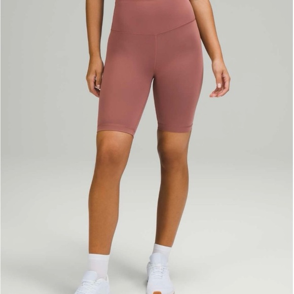 Lululemon Athletica brown Bike Shorts High-Waisted Seamless Design - Picture 2 of 5